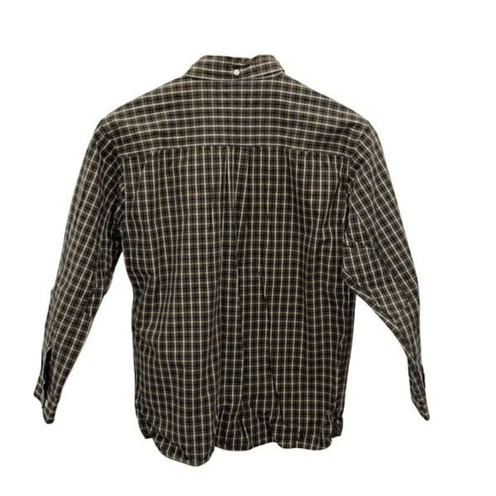 Gap Kids Vintage Button Down Lined‎ Plaid Size Large (10)